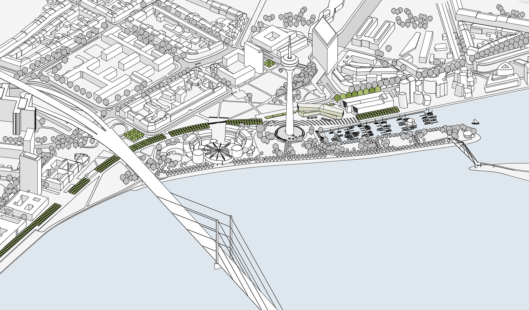 stadt_hafen – Konzeptstudie in Düsseldorf
